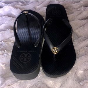 Tory Burch wedge flip flop
